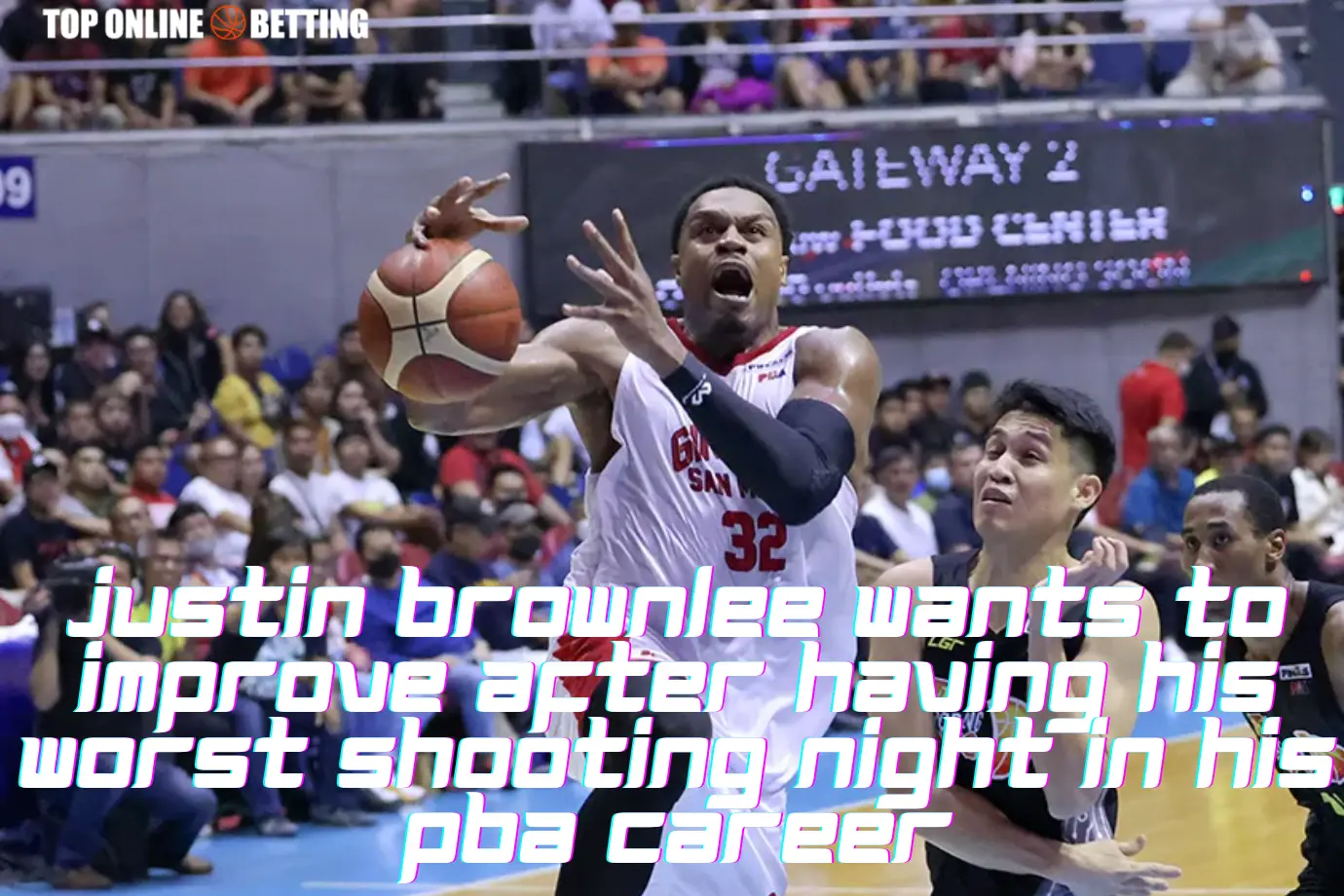 Justin Brownlee wants to improve after having his worst shooting night in his PBA career