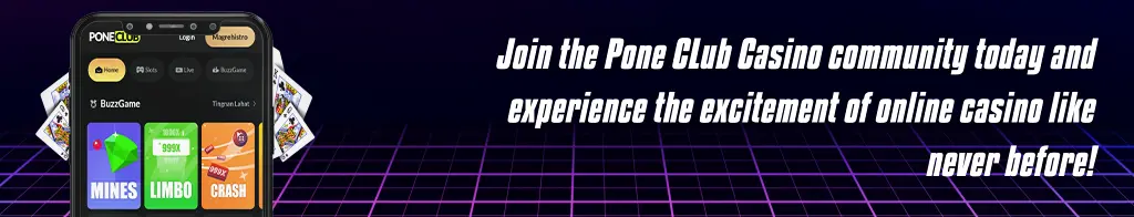 Join the Pone Club Casino App Community