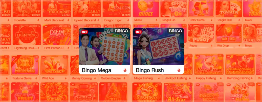 Games Offered at Bingoplus