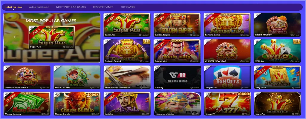 Games offered at dct casino